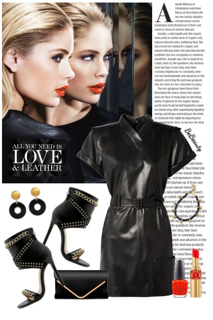 nr 10357 - Black leather- コーディネート