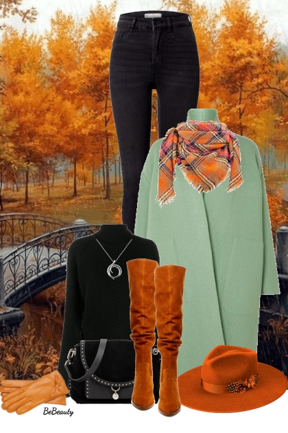 nr 10373 - Autumn elegance- Combinazione di moda