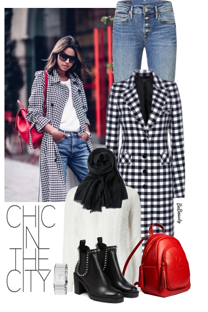 nr 10380 - Chic in the city- Modna kombinacija