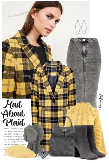 nr 10390 - Mad about plaid- Modna kombinacija