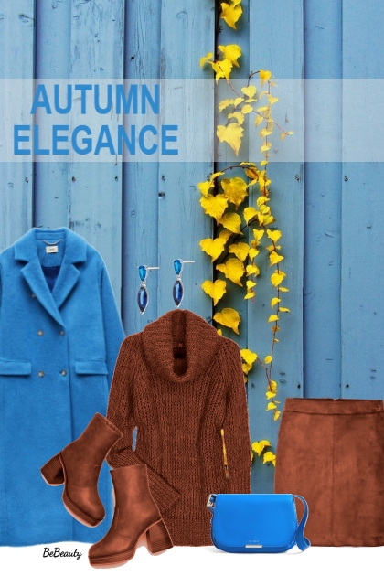 nr 10400 - Autumn elegance- Modna kombinacija