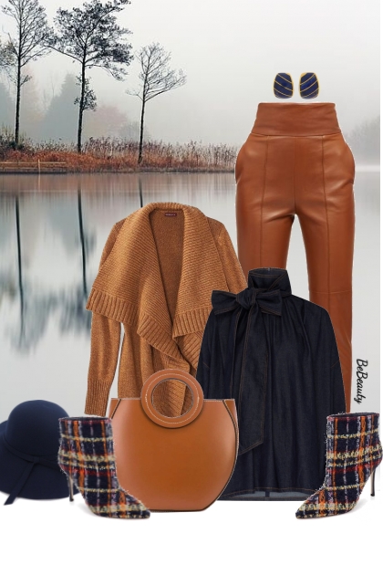 nr 10406 - Autumn elegance- Modna kombinacija