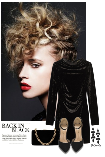 nr 10413 - Back in black- Combinazione di moda