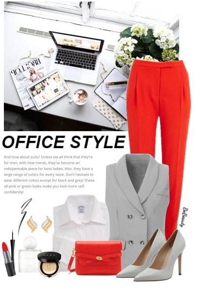 nr 10414 - Office style- combinação de moda