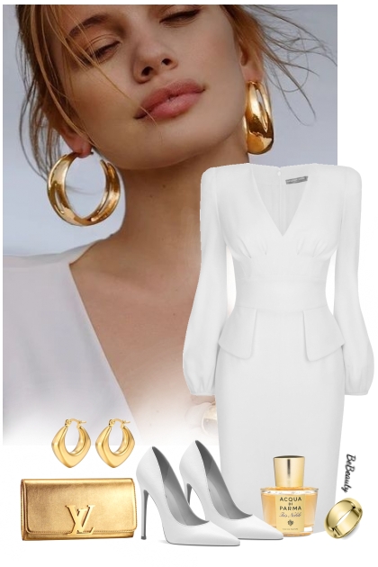 nr 10461 - White &amp; gold