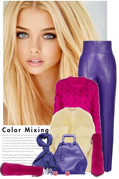 nr 10505 - Color mixing- Fashion set