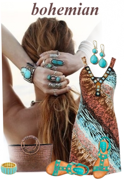 nr 10564 - Bohemian Summer- Fashion set