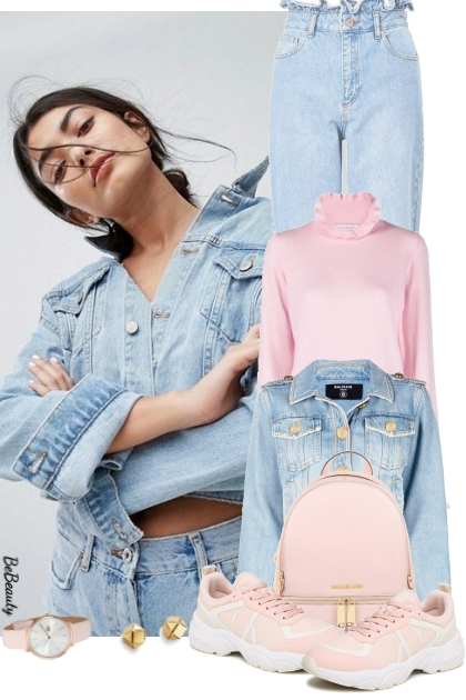 nr 10568 - Denim- Modna kombinacija