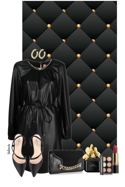 nr 10600 - All in black- Fashion set