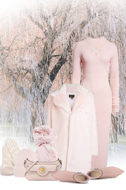 nr 10635 - Light pink monochrome