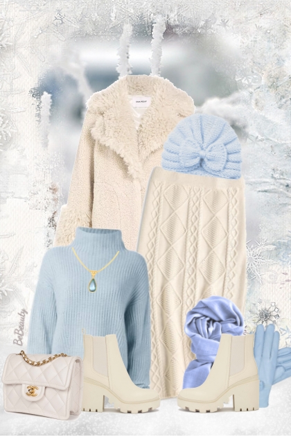 nr 10639 - Winter wonderland- Modna kombinacija