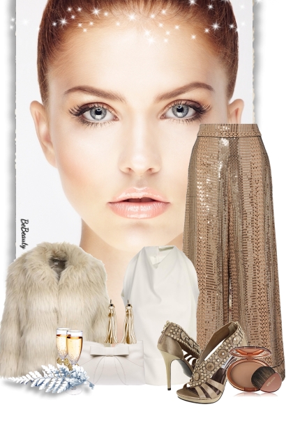 nr 10803 - Winter glam- Combinazione di moda