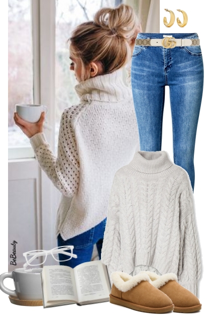 nr 10844 - Cozy & chic- Modna kombinacija