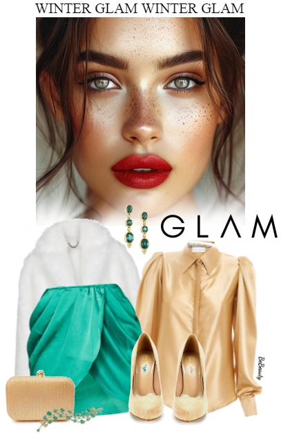 nr 10846 - Winter glam- combinação de moda