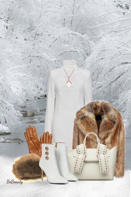 nr 10871 - Winter chic- Modna kombinacija