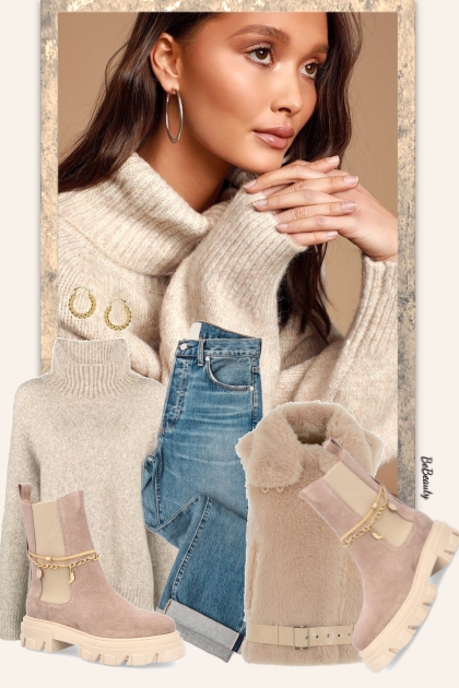 nr 10873 - Cozy & chic- Modna kombinacija