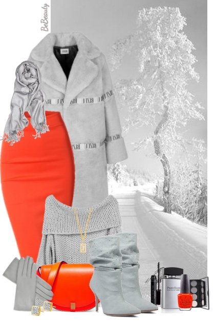 nr 10914 - Winter elegance- Modna kombinacija