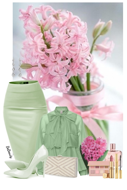 nr 10949 - Spring romantic- Modna kombinacija