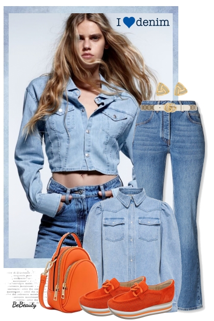 nr 11011 - I ♥ denim- Fashion set