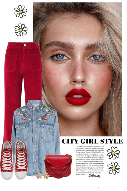 nr 11039 - City girl- Combinazione di moda