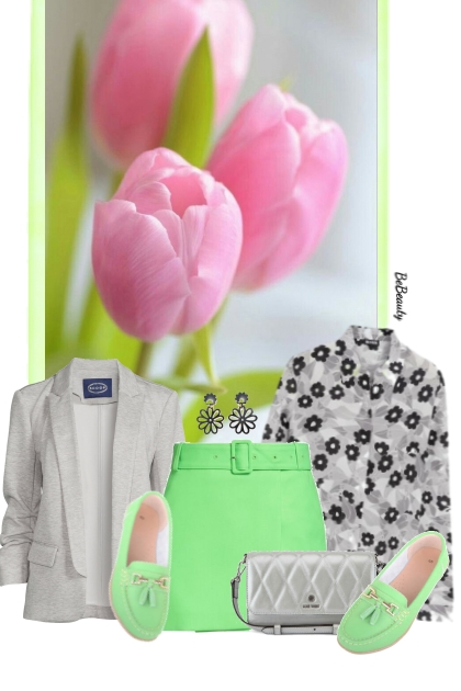 nr 11119 - Spring fashion- Combinazione di moda