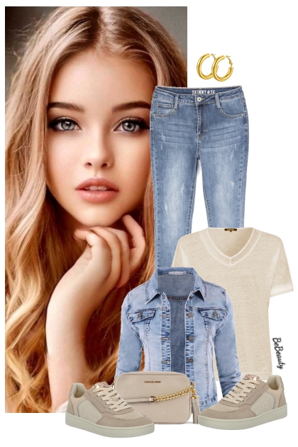 nr 11134 - Denim- Fashion set