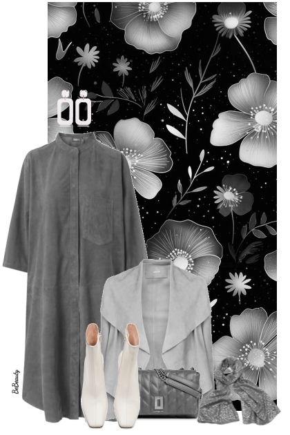 nr 11195 - Shades of grey- combinação de moda