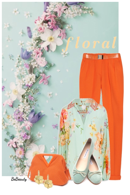 nr 11229 - Floral- combinação de moda