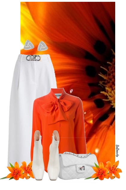 nr 11275 - Orange &amp; white