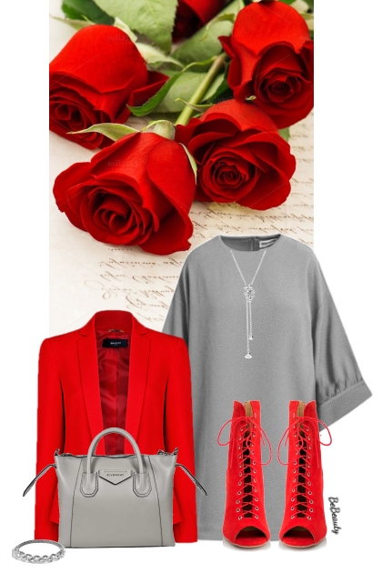 nr 11276 - Grey &amp; red