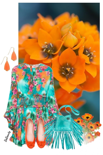 nr 11534 - Floral dress