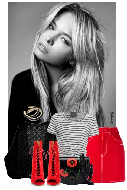nr 11569 - Black-red-white