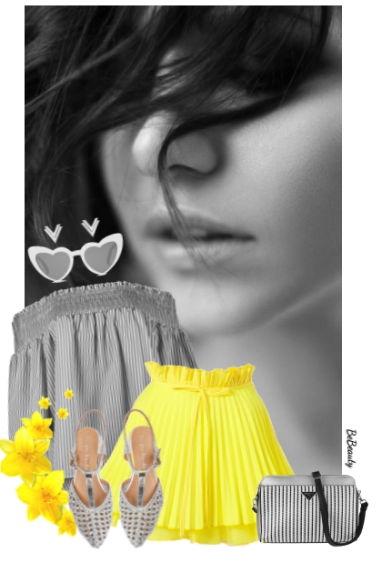 nr 11578 - Grey &amp; yellow