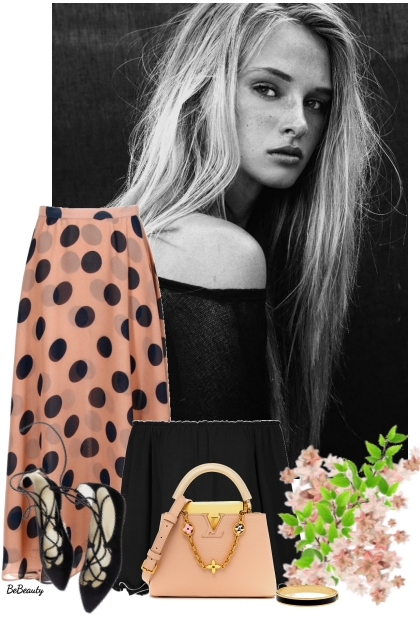 nr 11642 - Polka dot skirt