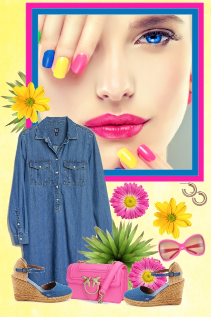 nr 11698 - Denim dress