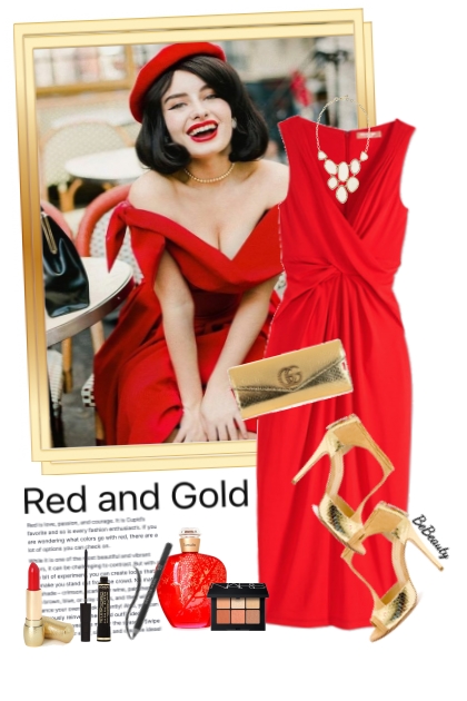 nr 11714 - Red &amp; gold