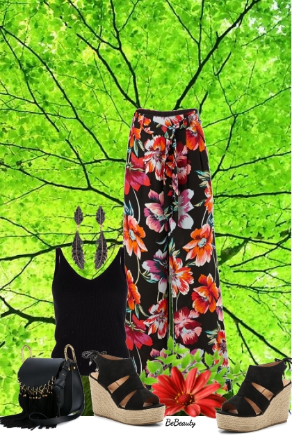 nr 11753 - Floral pants