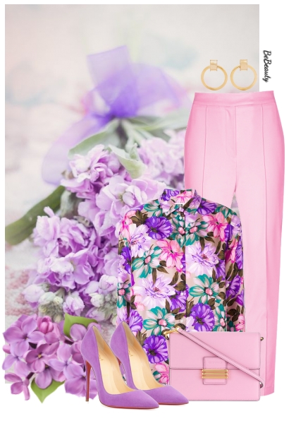 nr 11771 - Floral shirt