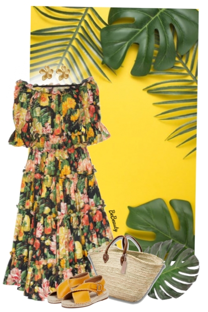 nr 11854 - Floral dress
