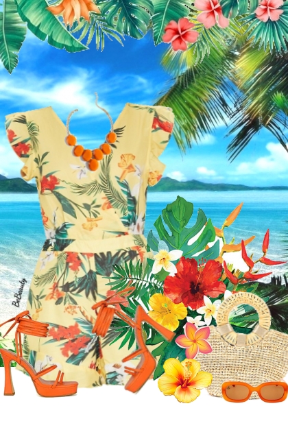 nr 11881 - Tropical print