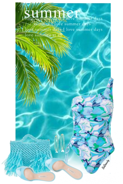 nr 11902 - Summer on the beach- Fashion set