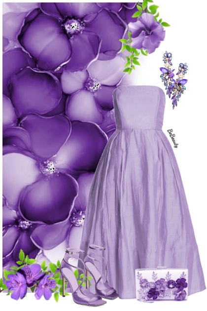 nr 11915 - Purple glam- Combinazione di moda