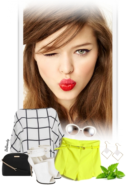 nr 11916 - A pop of neon - Combinazione di moda