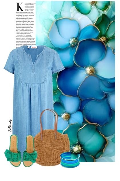 nr 11925 - Denim dress
