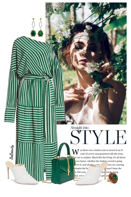 nr 11957 - Striped dress