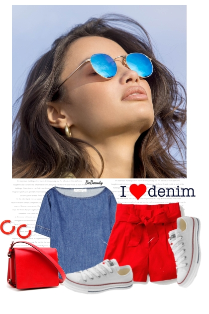 nr 12048 - Denim top