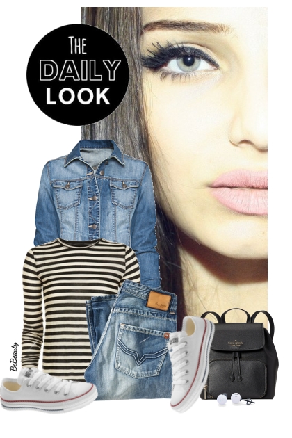 nr 12066 - Denim &amp; stripes