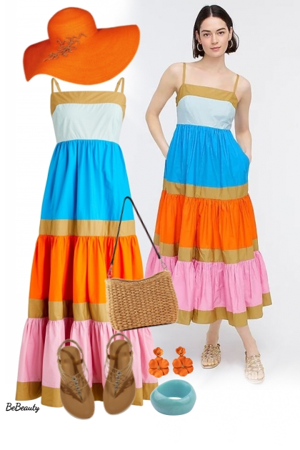nr 12077 - Summer dress- Fashion set