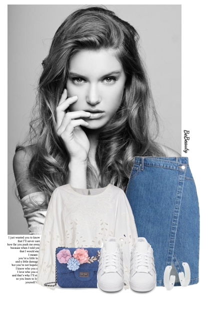 nr 12157 - White - denim