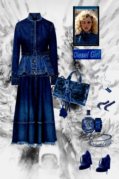 DIESEL GIRL- Combinazione di moda